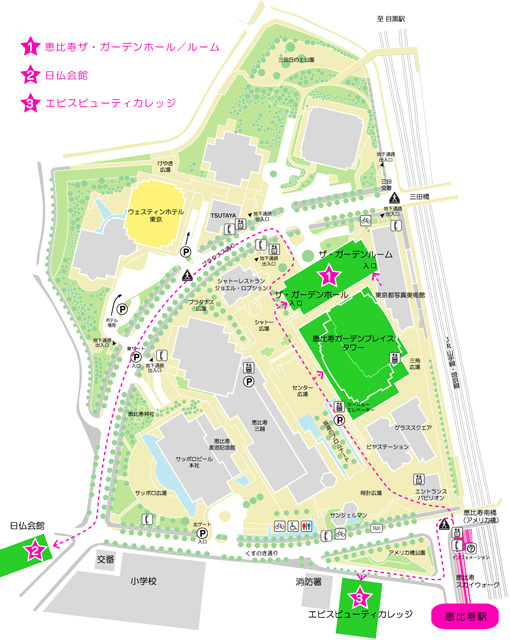 恵比寿ガーデンプレイス地図